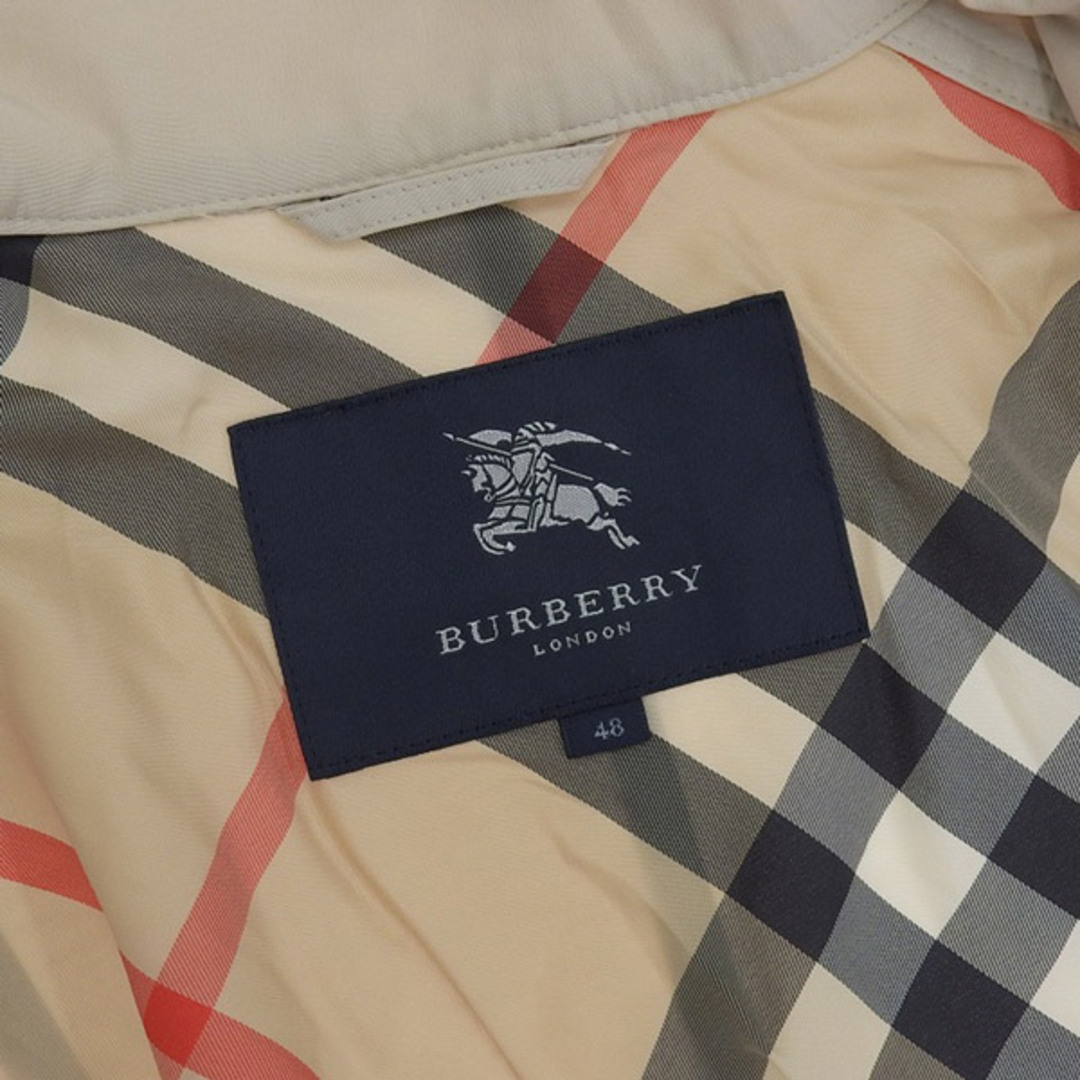 BURBERRY(バーバリー)のバーバリー Burberry コットン混 スタンドカラー コート アウター レディース ライトベージュ size48 三陽商会タグ Y02259 レディースのジャケット/アウター(その他)の商品写真