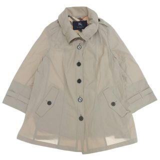 バーバリー(BURBERRY)のバーバリー Burberry コットン混 スタンドカラー コート アウター レディース ライトベージュ size48 三陽商会タグ Y02259(その他)