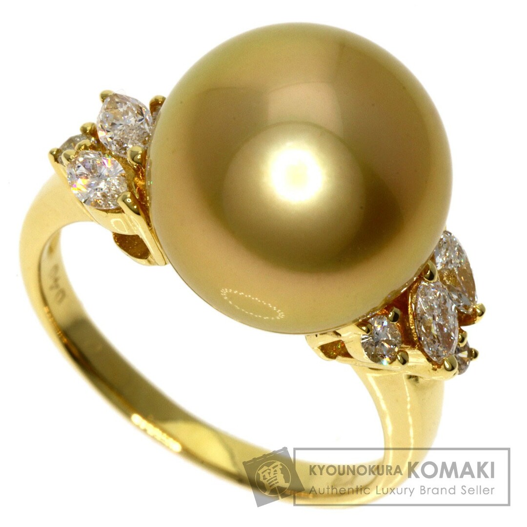 SELECT JEWELRY ゴールデンパール 真珠 リング・指輪 K18YG レディース レディースのアクセサリー(リング(指輪))の商品写真