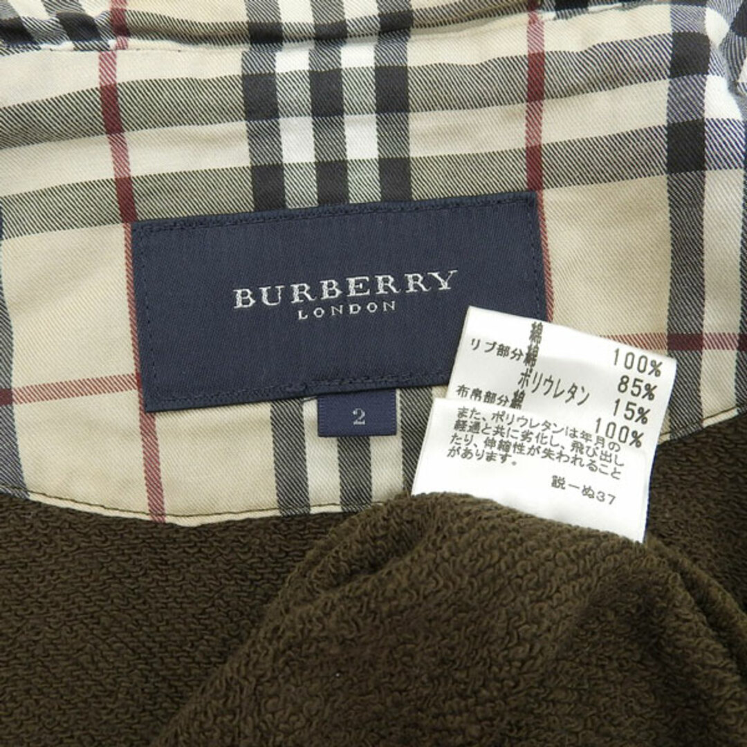 BURBERRY - バーバリー Burberry コットン100% ジップアップ ワン