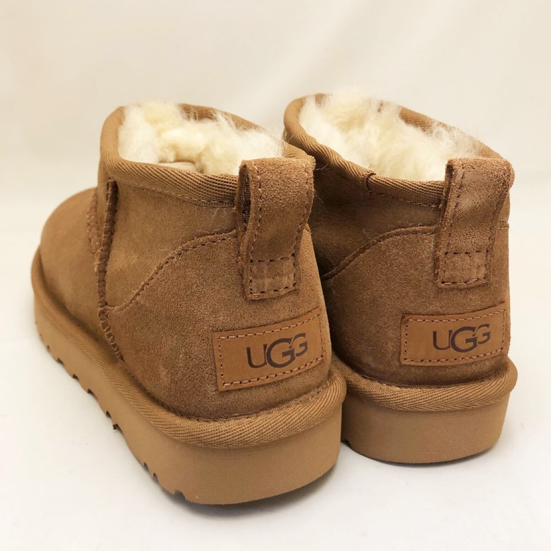 新品 UGG アグ レディースブーツ ウルトラミニ チェスナット 25.0cm