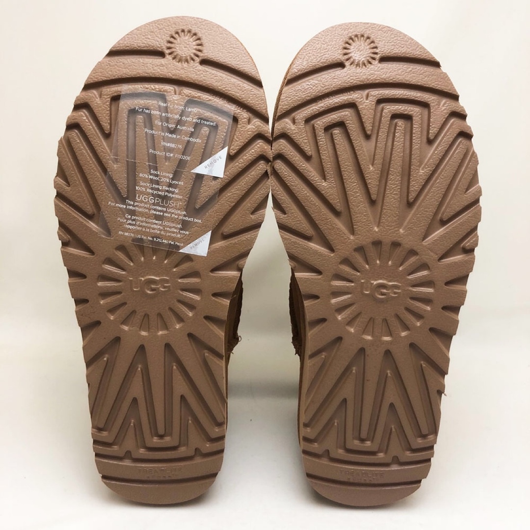 新品 UGG アグ レディースブーツ ウルトラミニ チェスナット 25.0cm