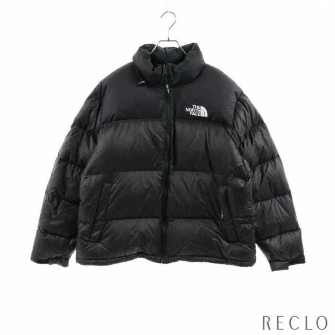 アウターWHITE LABEL 1996 RETRO ECO NUPTSE JACKET レトロ ヌプシ ダウンジャケット ブラック フード付き