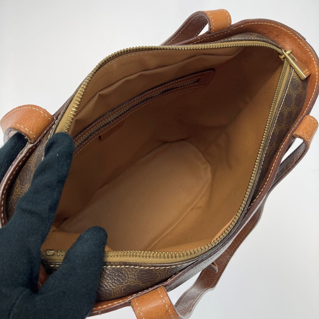 celine - CELINE セリーヌ マカダム柄 トリオンフ金具 トートバッグ