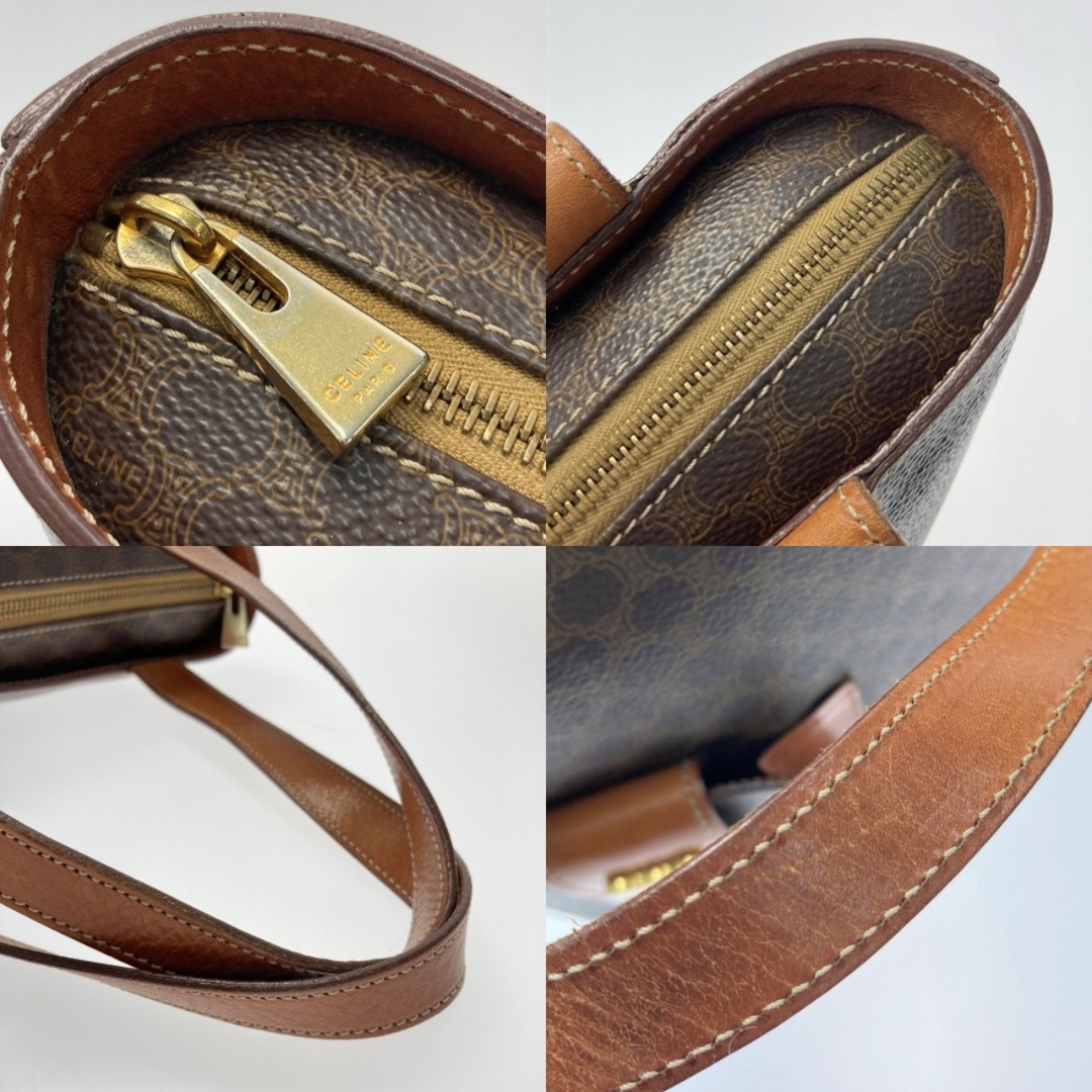 celine - CELINE セリーヌ マカダム柄 トリオンフ金具 トートバッグ