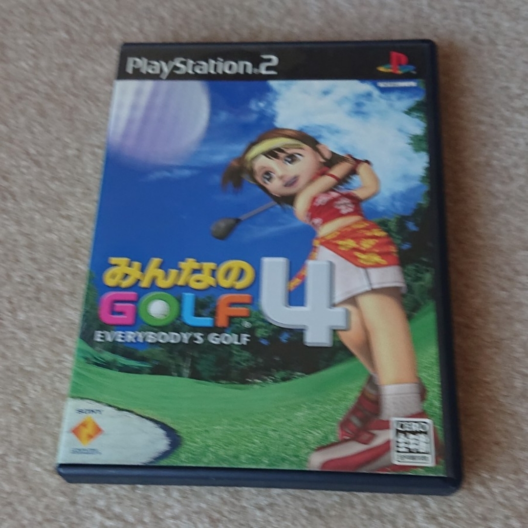 PlayStation2(プレイステーション2)のみんなのGOLF4 PS2 エンタメ/ホビーのゲームソフト/ゲーム機本体(家庭用ゲームソフト)の商品写真