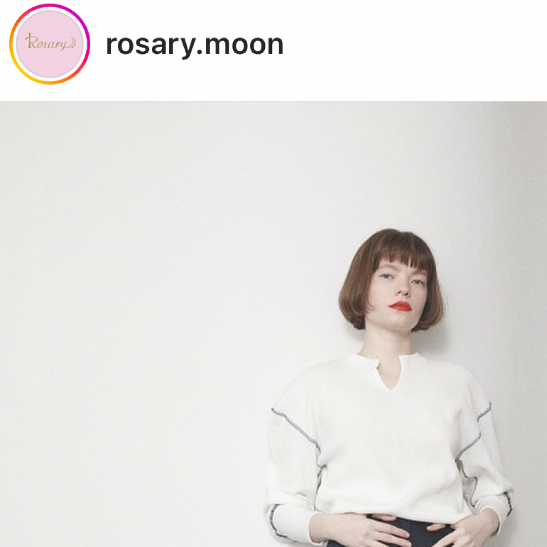 Rosary moon(ロザリームーン)のrosarymoon トップス レディースのトップス(カットソー(長袖/七分))の商品写真