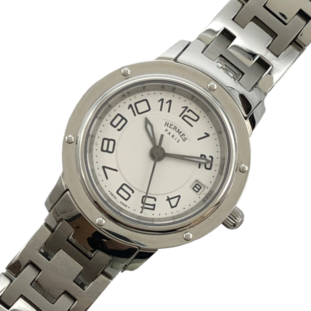 エルメス HERMES クリッパークラシック CP1.210 ステンレススチール レディース 腕時計
