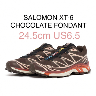 SALOMON サロモン XT-6 FT スニーカー ブラウン サイズ：27cm