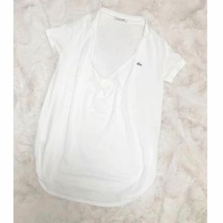 ラコステ(LACOSTE)のLACOSTEラコステ　半袖　ポロシャツ　カットソー　34(シャツ/ブラウス(半袖/袖なし))