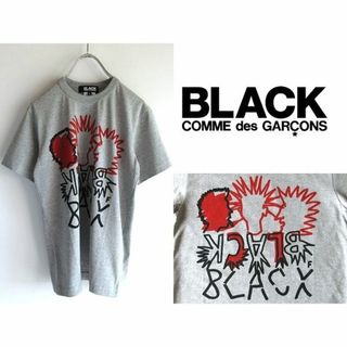 ブラックコムデギャルソン(BLACK COMME des GARCONS)の未使用 コムデギャルソン フィリップパゴウスキーTシャツ S グレー 男女着可(Tシャツ(半袖/袖なし))