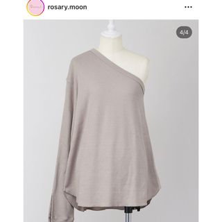 ロザリームーン(Rosary moon)のrosarymoon ワンショルダートップス(カットソー(長袖/七分))