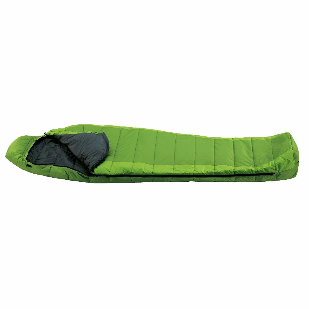 イスカISUKA 寝袋 ウルトラライト グリーン 最低使用温度10度 スポーツ/アウトドアのアウトドア(寝袋/寝具)の商品写真