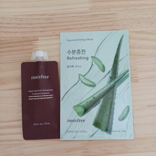 イニスフリー(Innisfree)のイニスフリー　ブラックティートリートメントエッセンス　スクイーズマスクシートAL(パック/フェイスマスク)