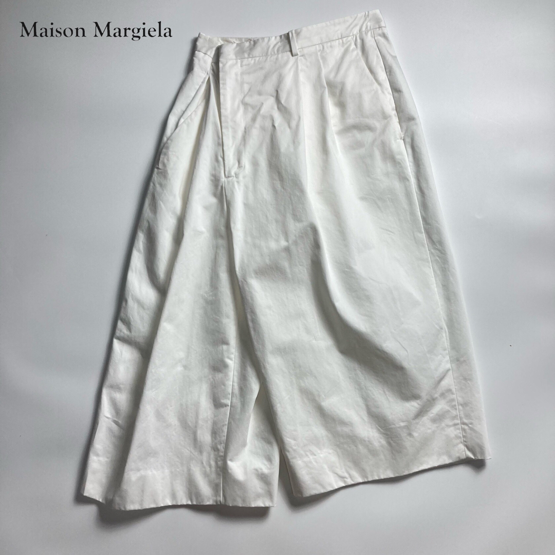Maison Martin Margiela(マルタンマルジェラ)の2019SS Maison Margiela マルタンマルジェラ　ワイドパンツ レディースのスカート(ひざ丈スカート)の商品写真