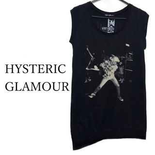 ヒステリックグラマー(HYSTERIC GLAMOUR)のヒステリックグラマー【美品】NIRVANA コラボ ロング トップス(カットソー(半袖/袖なし))