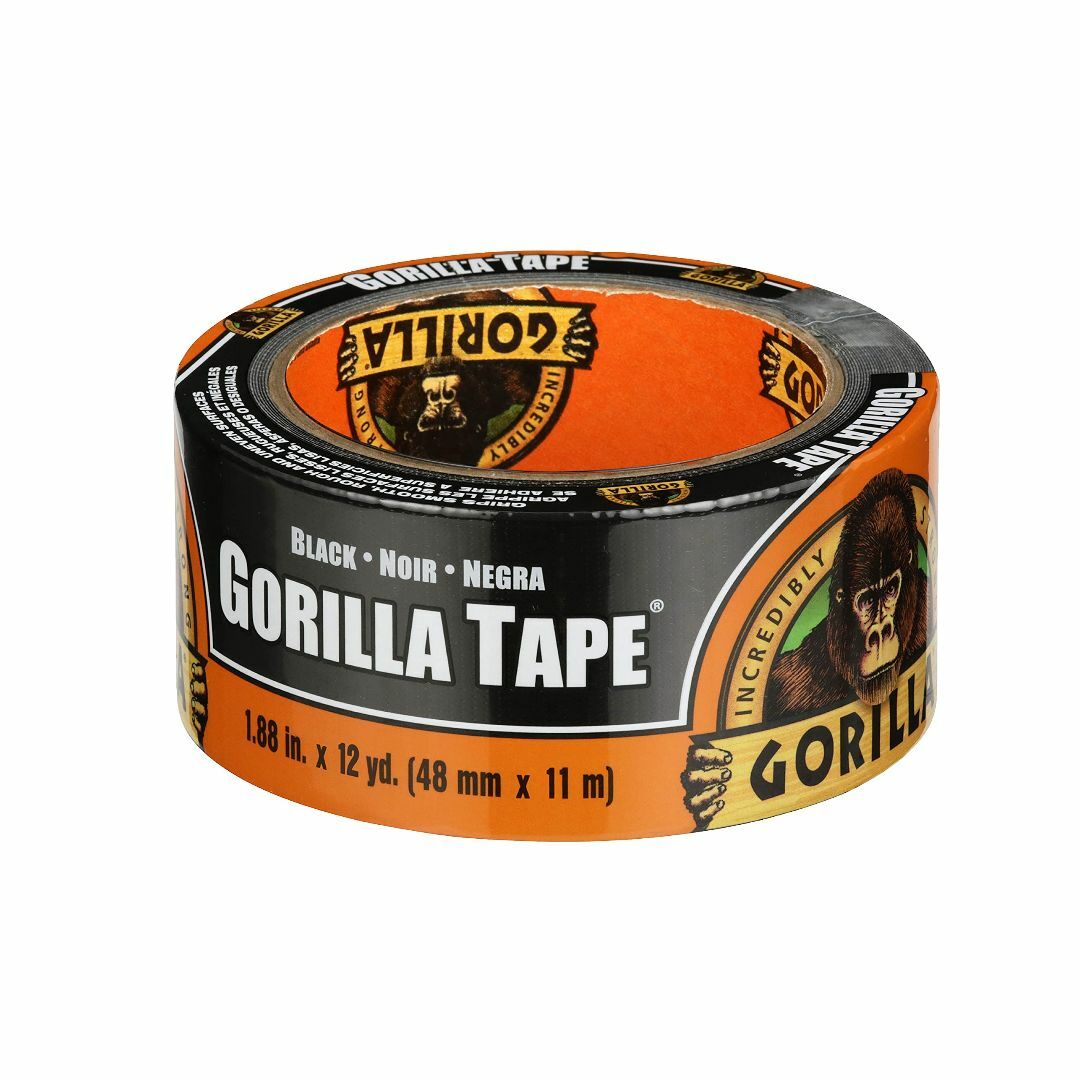 Gorilla Tape、ブラック ダクトテープ、1.88インチ x 12ヤードの通販 by 猫ぱんちs❦shop❦｜ラクマ