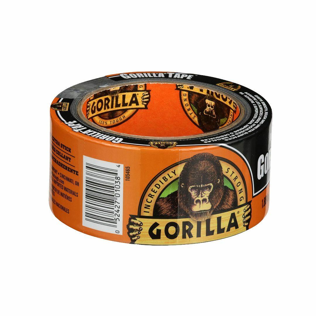 Gorilla Tape、ブラック ダクトテープ、1.88インチ x 12ヤードの通販 by 猫ぱんちs❦shop❦｜ラクマ