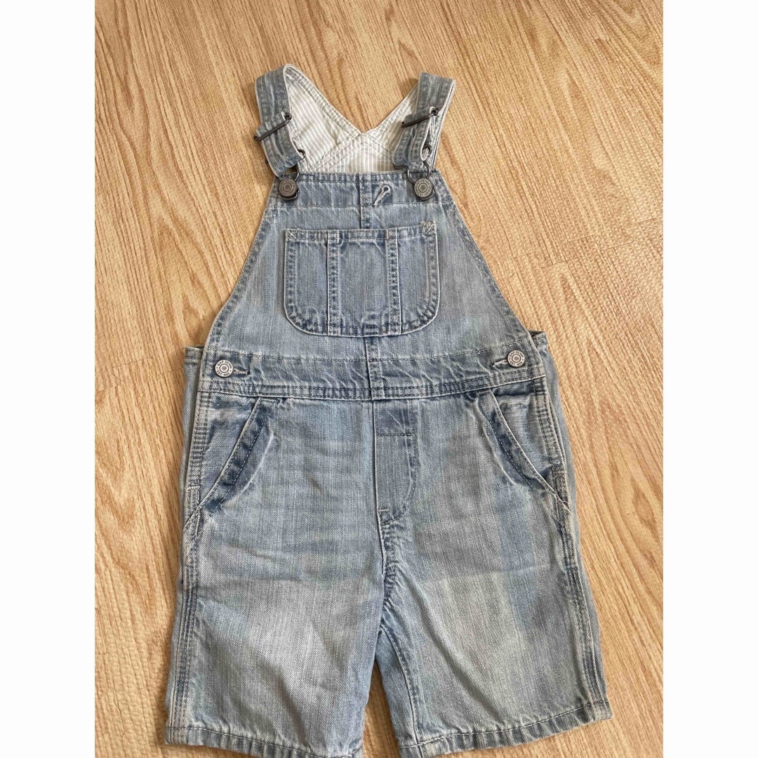 GAP Kids(ギャップキッズ)のGAP デニムサロペット キッズ/ベビー/マタニティのキッズ服女の子用(90cm~)(ワンピース)の商品写真