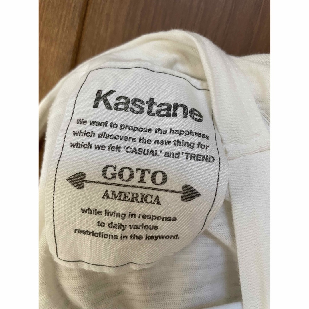 Kastane(カスタネ)のカスタネ　kastane Tシャツ　半袖 レディースのトップス(Tシャツ(半袖/袖なし))の商品写真