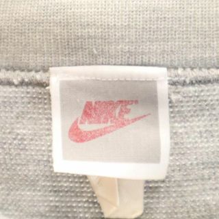 ダンス用 Y2K NIKE ナイキ ベロア ショート丈スウェット 白抜きロゴ