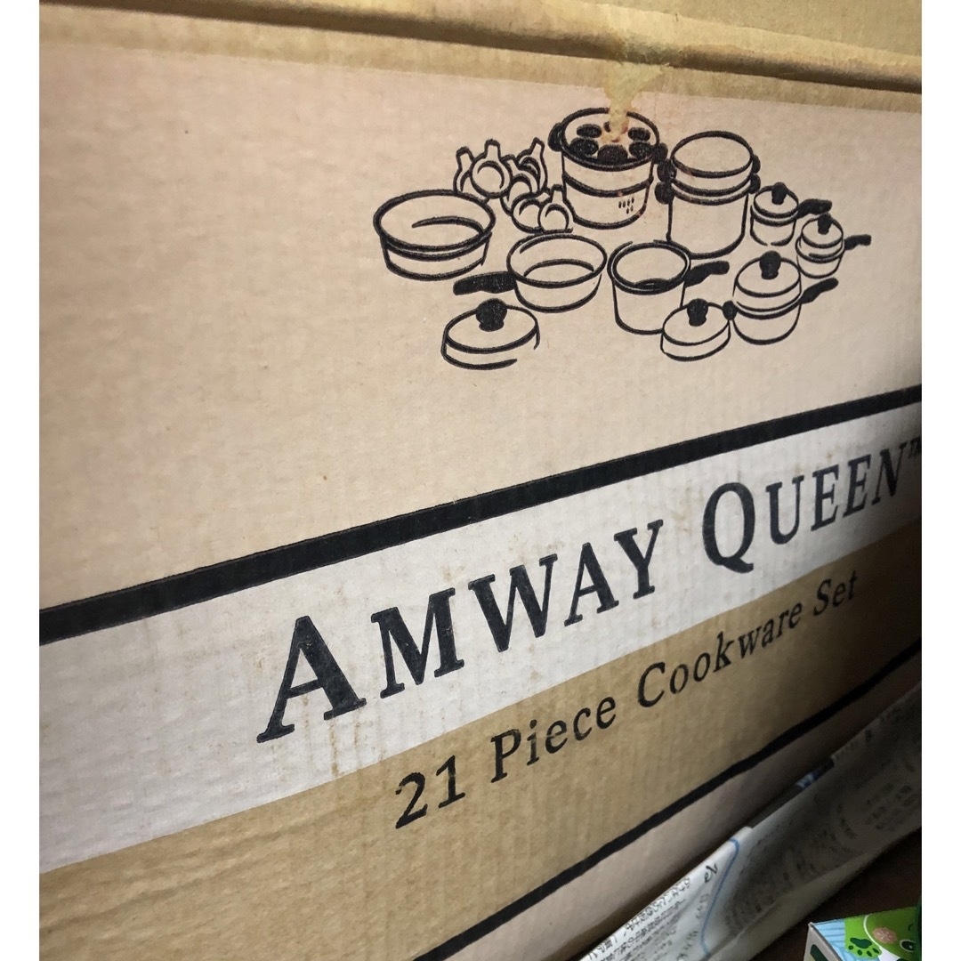 Amway(アムウェイ)の【新品】本日のみの価格　アムウェイ　クイーンクックウェア　21 インテリア/住まい/日用品のキッチン/食器(鍋/フライパン)の商品写真