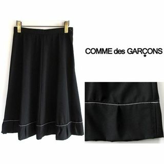 コムデギャルソン(COMME des GARCONS)の希少 ローブドシャンブルコムデギャルソン AD2000 ウールギャバスカート(ひざ丈スカート)