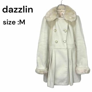 ダズリン(dazzlin)のdazzlin ダズリン　ロングコート　アウター　Ｍ　おしゃれ　ふわふわ(ロングコート)