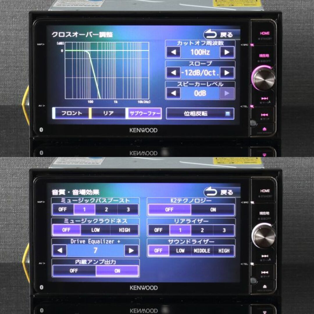 KENWOOD - 地図2022年最上位彩速ナビMDV-Z702Wフルセグ/HDMI/ハイレゾ