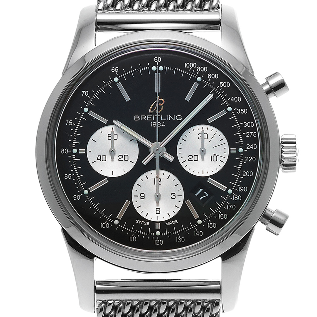 BREITLING(ブライトリング)の中古 ブライトリング BREITLING AB0151 ブラック /シルバー メンズ 腕時計 メンズの時計(腕時計(アナログ))の商品写真