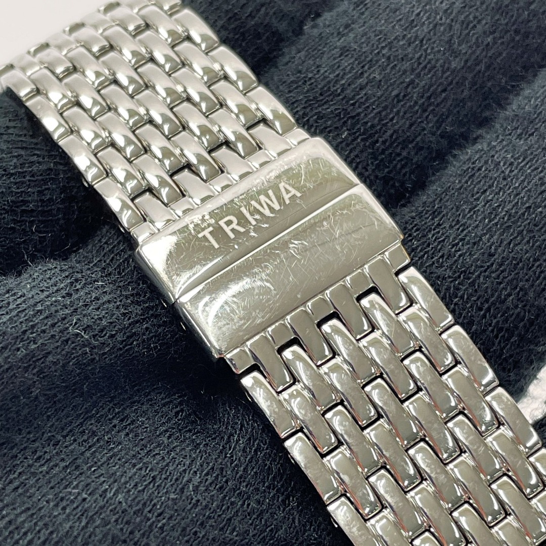 ☆☆TRIWA SMOKEY NEVIL NEST114 ステンレススチール シルバー グレー クロノグラフ メンズ 腕時計