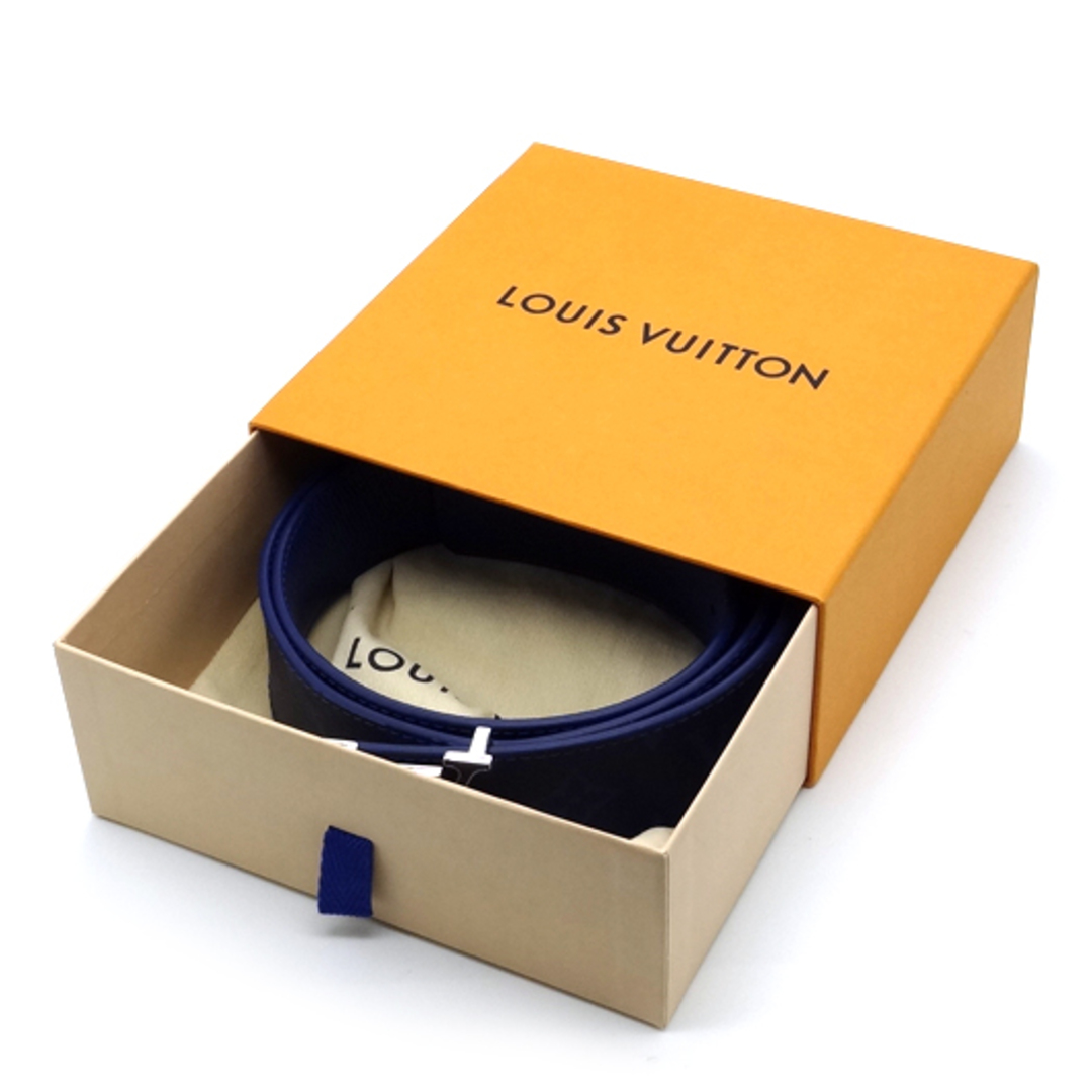 ルイヴィトン サンチュール LV イニシャル リバーシブル ベルト