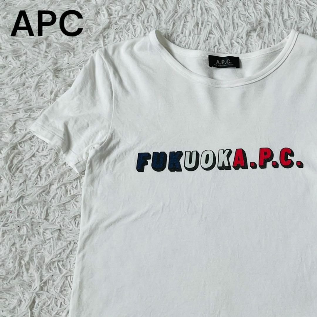 A.P.C/アーペーセー　ロゴTシャツ　白