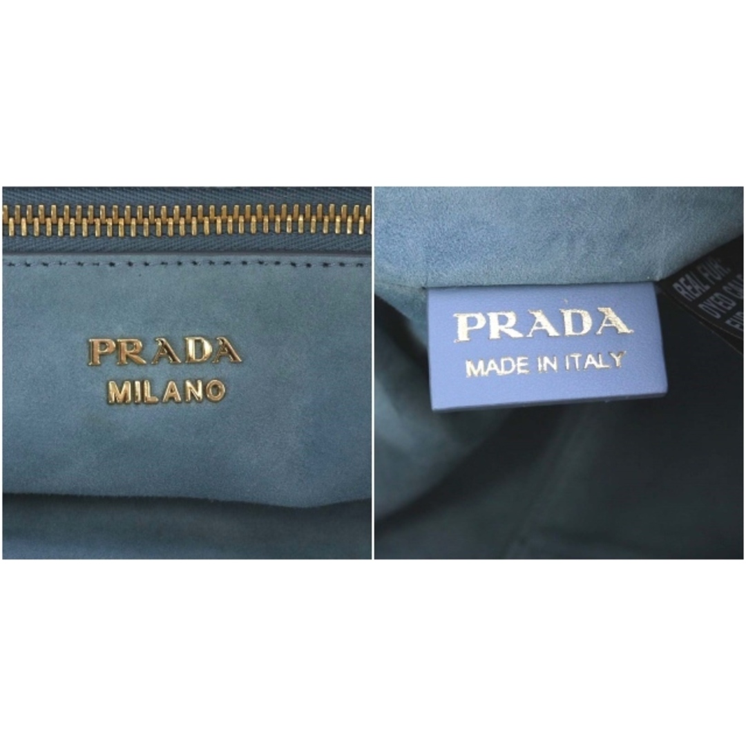 PRADA CAVALLINO AZZURRO トートバッグ 1BG140