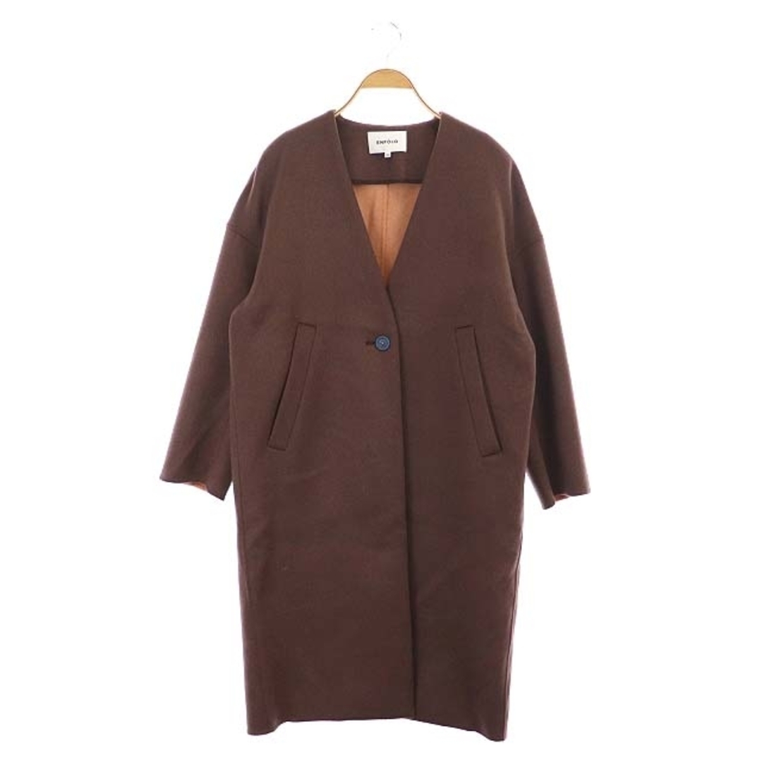 ENFOLD NO-COLLAR COAT