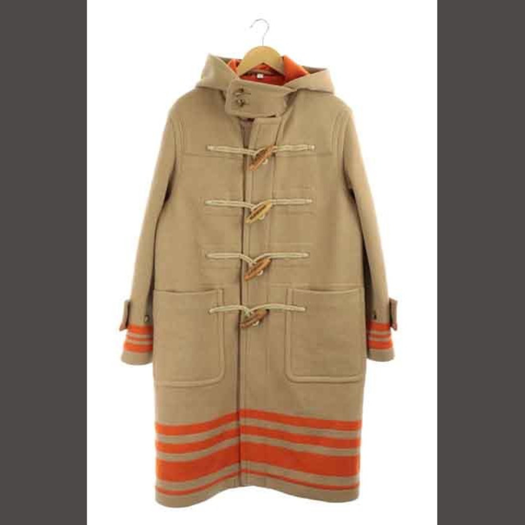 BURBERRY(バーバリー)のバーバリー 近年モデル ダッフルコート ロング フード付き 46 ベージュ メンズのジャケット/アウター(ダッフルコート)の商品写真