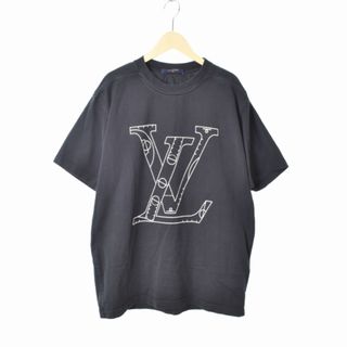 ルイヴィトン  20SS  RM201G NPL HIY38W LVプレーンプリントTシャツ メンズ L