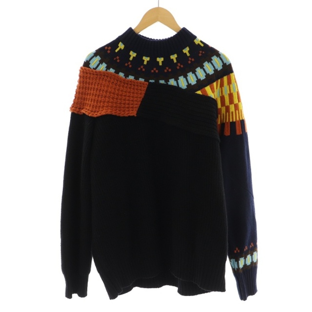 サカイ 21AW Wool Knit Pullover ウールニットプルオーバー