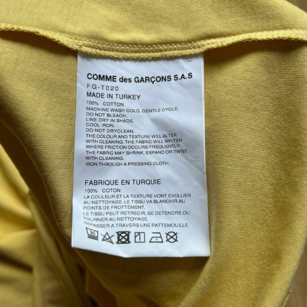 【新品】Comme des Garcons Shirts　胸ロゴ　Ｔシャツ　Ｘ 4