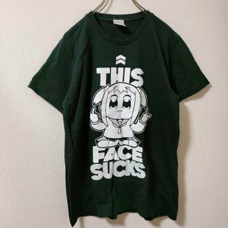 コスパ(COSPA)のコスパ ポプテピピック メンズ Lサイズ Tシャツ ビッグプリント(Tシャツ/カットソー(半袖/袖なし))