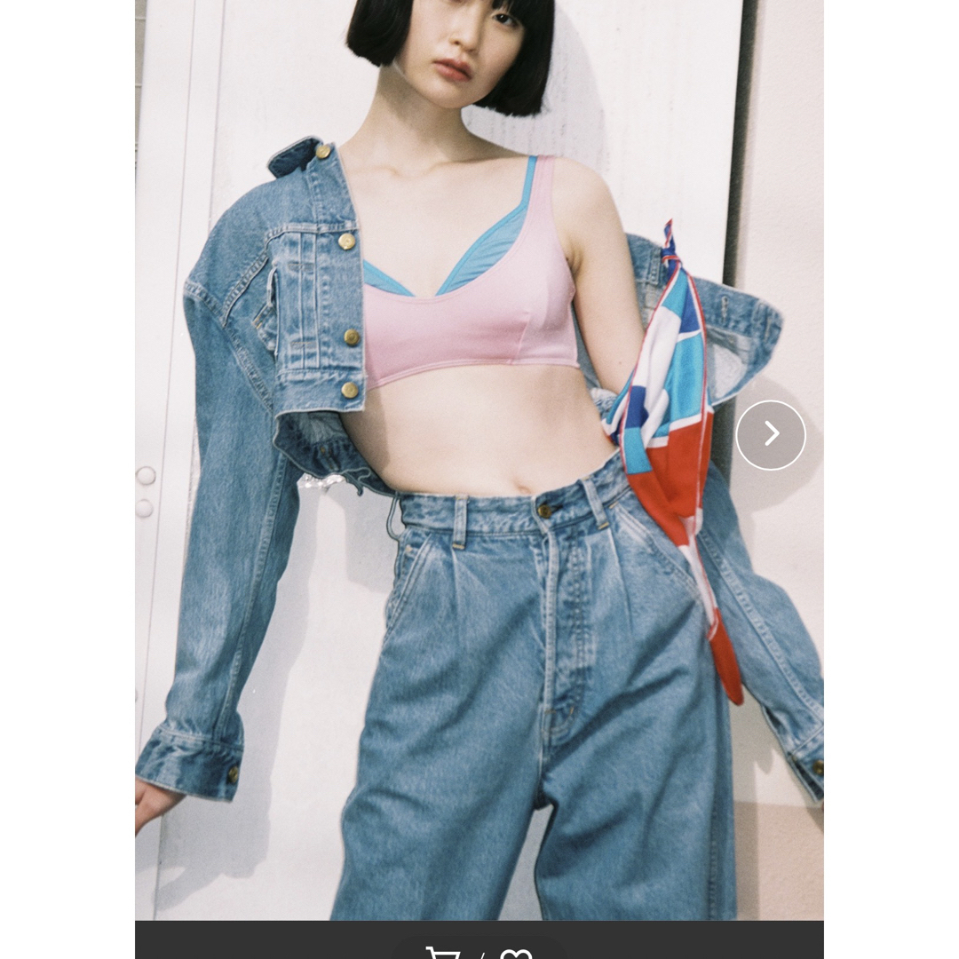 HYKE(ハイク)のHOLIDAYホリデイワイドシルエットが可愛いTUCK DENIM PANTS メンズのパンツ(デニム/ジーンズ)の商品写真