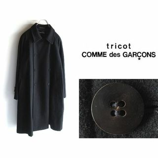 トリココムデギャルソン(tricot COMME des GARCONS)の80sビンテージ トリココムデギャルソン メルトン オーバーサイズ ダブルコート(ロングコート)