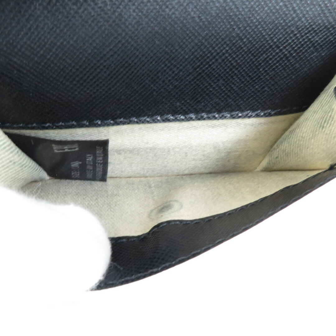 Marni(マルニ)のマルニ MARNI 三つ折り財布 レザー/メタル ブラック×シルバー レディース 送料無料【中古】 55301a レディースのファッション小物(財布)の商品写真