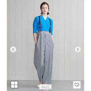 ビューティアンドユースユナイテッドアローズ(BEAUTY&YOUTH UNITED ARROWS)のH HIGH WAIST SUSPENDERS PANTS 23SS(サロペット/オーバーオール)