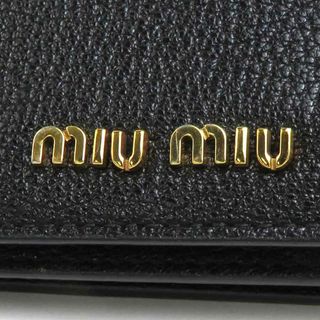 miumiu - ミュウミュウ MIUMIU カードケース 名刺入れ レザー ブラック ...