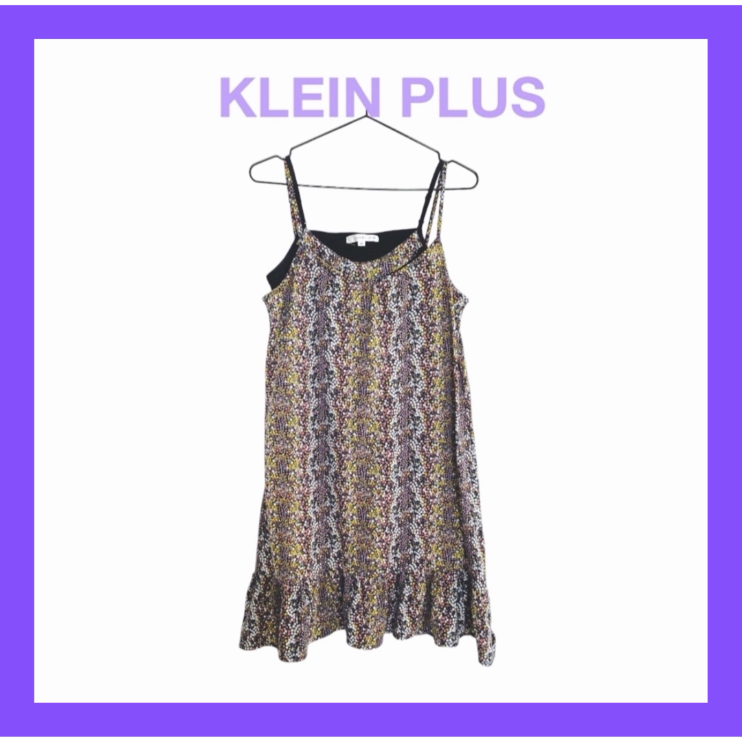 KLEIN PLUS(クランプリュス)のチュニックワンピース　タンクトップ　レディース　妊婦　美品　KLEIN PLUS レディースのトップス(チュニック)の商品写真