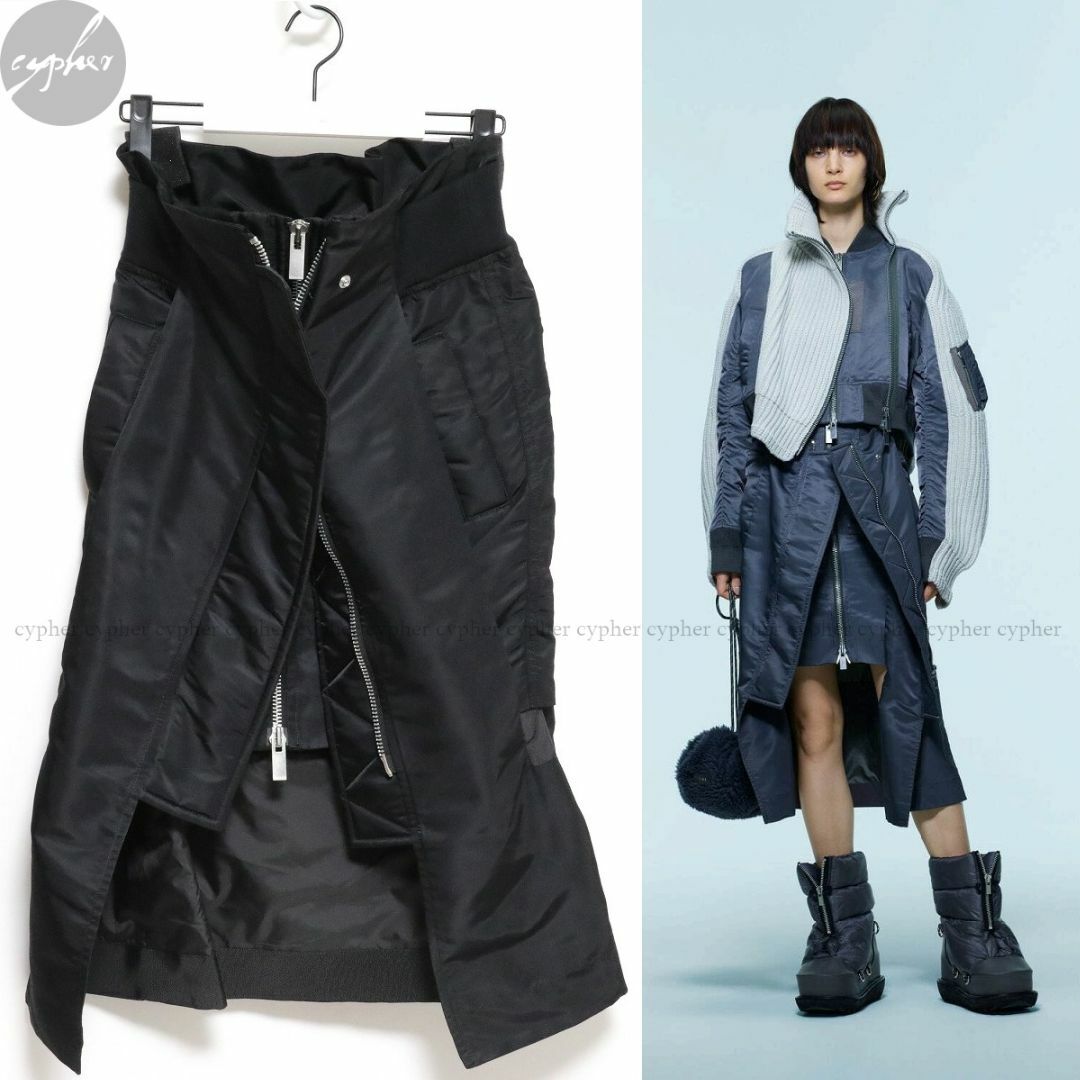 3 新品 22AW sacai ナイロン ツイル ミックス スカート 黒 サカイ | フリマアプリ ラクマ 3 新品 22AW sacai ナイロン ツイル ミックス スカート 黒 サカイ | フリマアプリ ラクマ