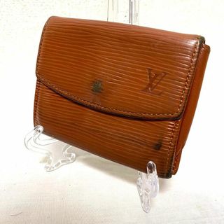 ルイヴィトン(LOUIS VUITTON)のルイヴィトン　エピ　本革　コインケース　小銭入れ　コンパクト　ブラウン(財布)