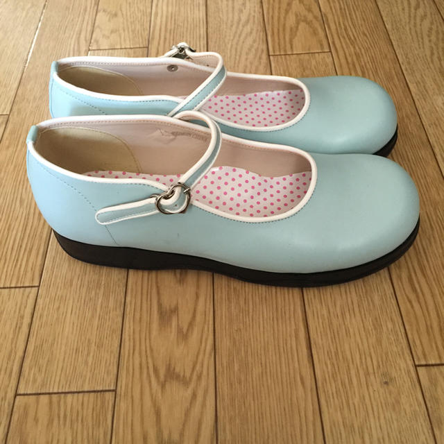 水色パンプス レディースの靴/シューズ(ハイヒール/パンプス)の商品写真
