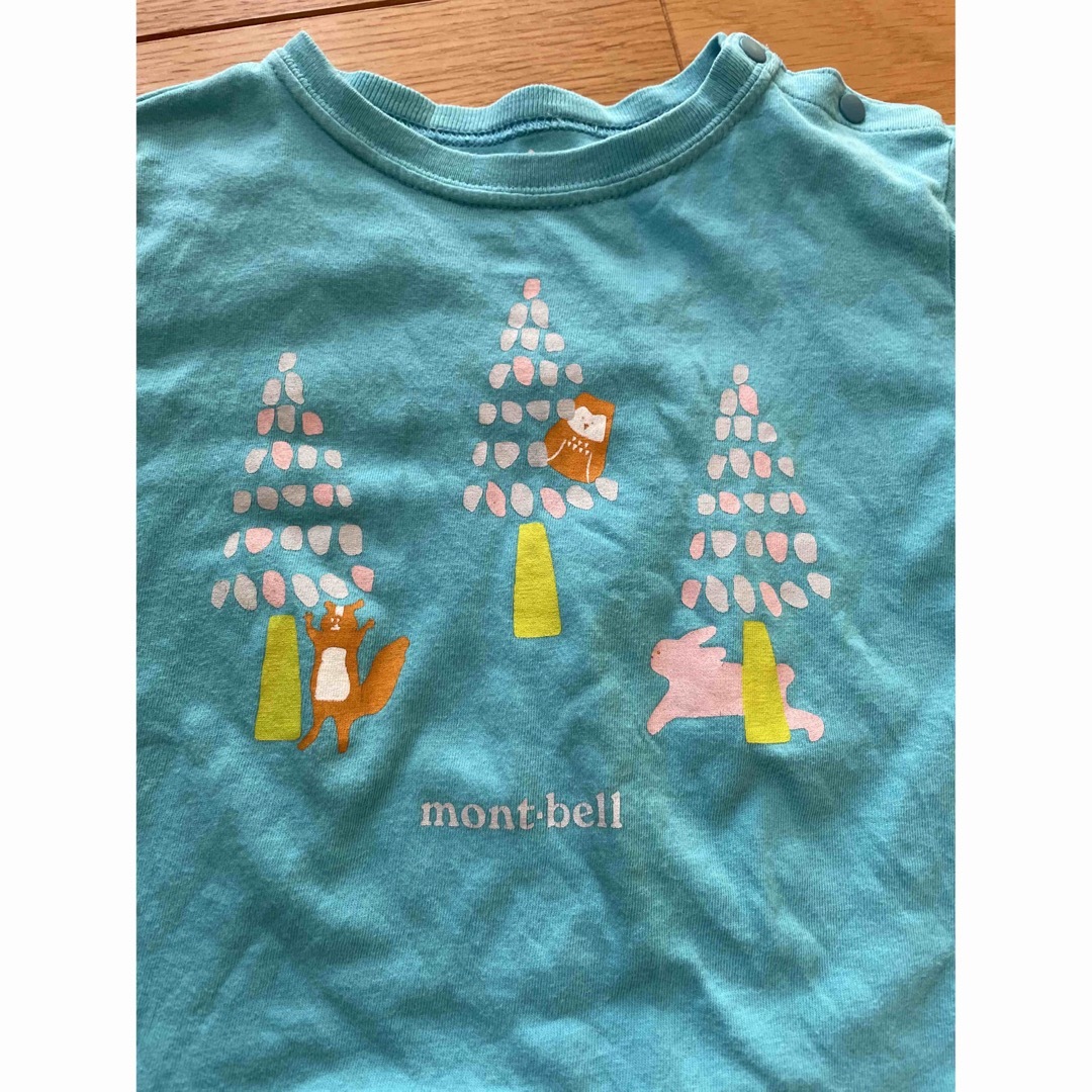 mont bell(モンベル)のmont-bell★ベビーTシャツ90 キッズ/ベビー/マタニティのキッズ服男の子用(90cm~)(Tシャツ/カットソー)の商品写真